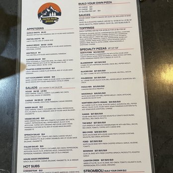 North Fork Pizza - Menu - Pizza Near Me - Columbia Falls, Montana