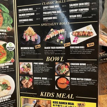 BESHOCK Ramen - Carlsbad - Sushi menu - Ramen Near Me - Carlsbad, California