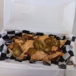The Lunch Box - Chili Cheese Fries with Jalapenos