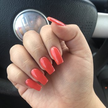Star Nails Spa - natural nails dipped with color Summer Heat - Nail Salons Near Me - El Paso, Texas