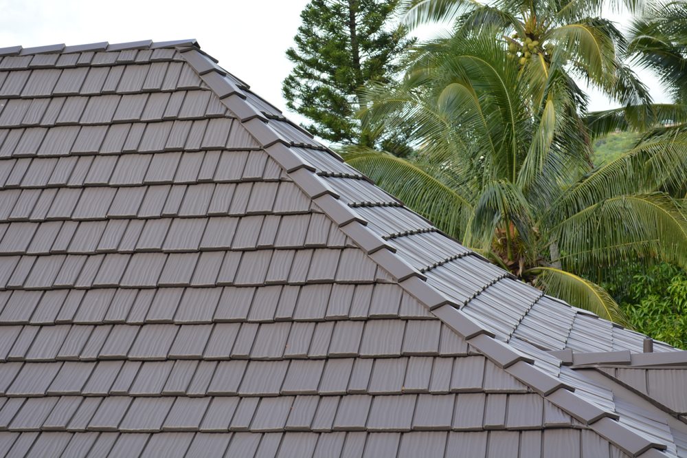 Slide of Aluminum Shake Roofing