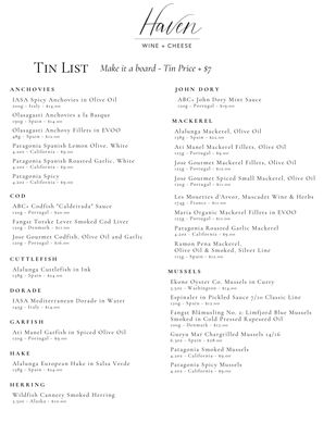Menu photo 8 Haven Menlo Park, CA
