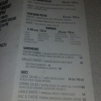 Spirit - Menu pg. 2 - Pizza Near Me - Pittsburgh, Pennsylvania