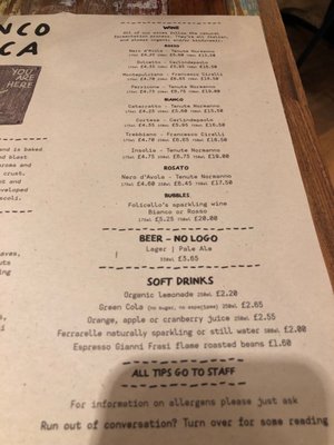 Menu photo 2 Franco Manca London, XGL