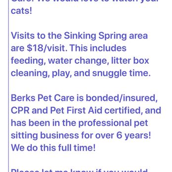 Berks Pet Care - Dog Walkers Near Me - Wyomissing, Pennsylvania