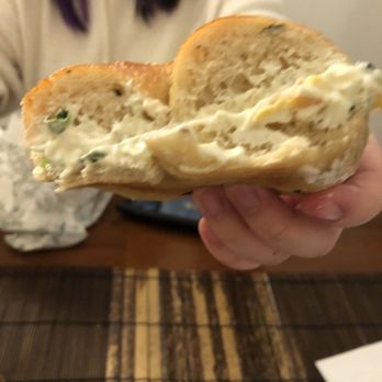 Howdy Bagel - Rosemary sea salt and cream cheese with scallions - Bagels Near Me - Tacoma, Washington Howdy Bagel - Rosemary sea salt and cream cheese with scallions - Bagels Near Me - Tacoma, Washington