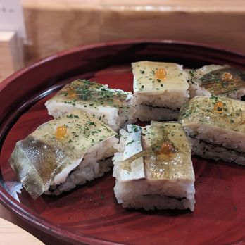 Kane sushi - Saba mackerel oshizushi - Japanese Near Me - Cedar Park, Texas