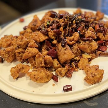 Chengdu Taste - Chong Qing Diced Chicken with Hot Chili Peppercorn - Szechuan Near Me - Providence, Rhode Island