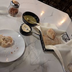 Villa Palma Ristorante - Ate half of the free bread starter/appetizer already but it's delicious!