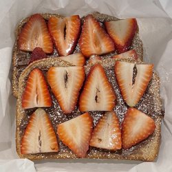 Rooted by the Bay - Rooted By The Bay - Cocoa Berry Toast on White Bread - Delicious.