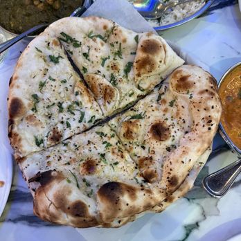 Punjab Cafe - Garlic Naan - Indian Near Me - Quincy, Massachusetts