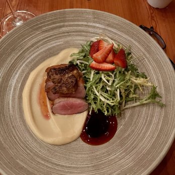 Bliss - Duck, Duck, Foie Gras So good. Perfect portion size. Perfectly cooked. - New American Near Me - San Antonio, Texas