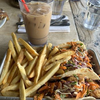 Fratelli Cafe - Crispy Fried Shrimp Tacos - Coffee & Tea Near Me - Los Angeles, California Fratelli Cafe - Crispy Fried Shrimp Tacos - Coffee & Tea Near Me - Los Angeles, California