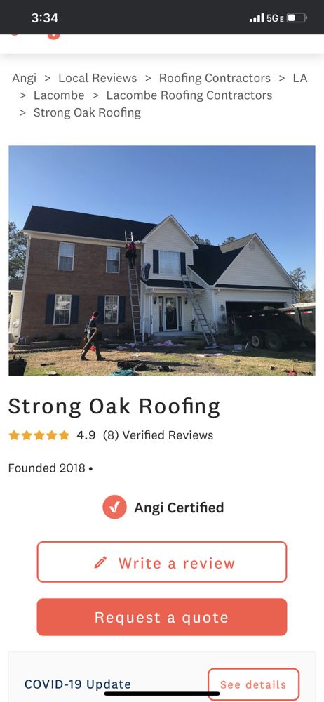 Slide of Strong Oak Roofing & Restoration