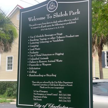 Shiloh Park - The rules - Parks Near Me - Charleston, South Carolina Shiloh Park - The rules - Parks Near Me - Charleston, South Carolina