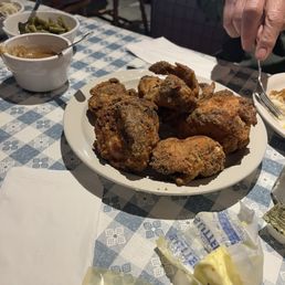 Plate of fried chicken Plate of fried chicken