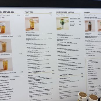 Mirakuru - Menu (March 2026) - Coffee & Tea Near Me - Garden Grove, California
