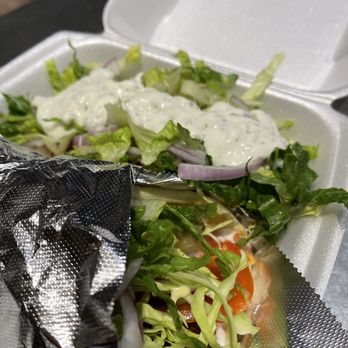 Kabora Afghan Cuisine - Gyros with side salad - Afghan Near Me - Littleton, Colorado