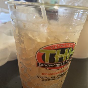 THH Sandwiches - So much ice, hardly any drink - Vietnamese Near Me - Tustin, California THH Sandwiches - So much ice, hardly any drink - Vietnamese Near Me - Tustin, California