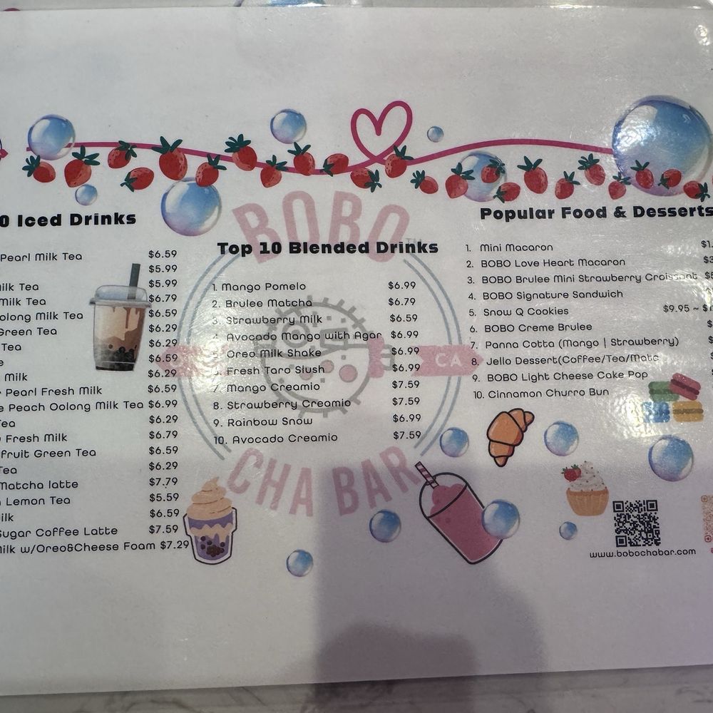 Bobo Cha Bar - Customer rated rankings on drinks - Coffee & Tea Near Me - Ontario, California Bobo Cha Bar - Customer rated rankings on drinks - Coffee & Tea Near Me - Ontario, California