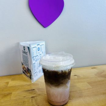 Blive Gelato & Coffee - 16 oz iced dirty chai latte - Ice Cream & Frozen Yogurt Near Me - Largo, Florida Blive Gelato & Coffee - 16 oz iced dirty chai latte - Ice Cream & Frozen Yogurt Near Me - Largo, Florida