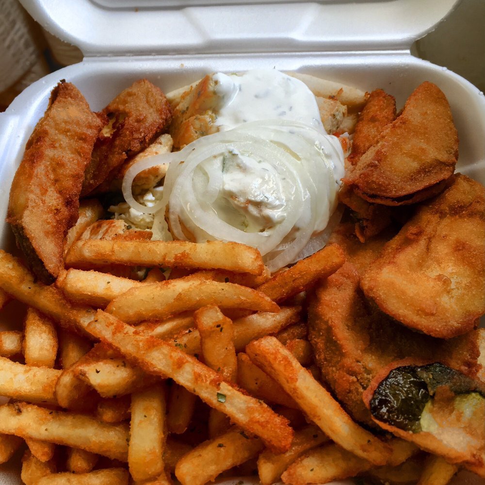Santorini Grill - Chicken souvlaki platter - American Near Me - Berryville, Virginia Santorini Grill - Chicken souvlaki platter - American Near Me - Berryville, Virginia
