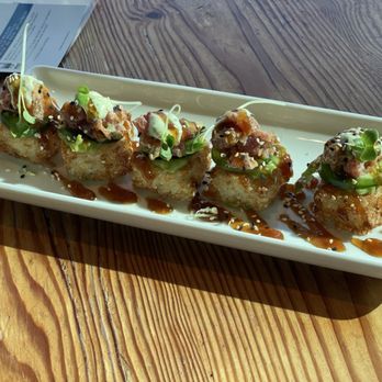 WildFin American Grill - Spicy ahi crispy rice - American Near Me - Vancouver, Washington WildFin American Grill - Spicy ahi crispy rice - American Near Me - Vancouver, Washington