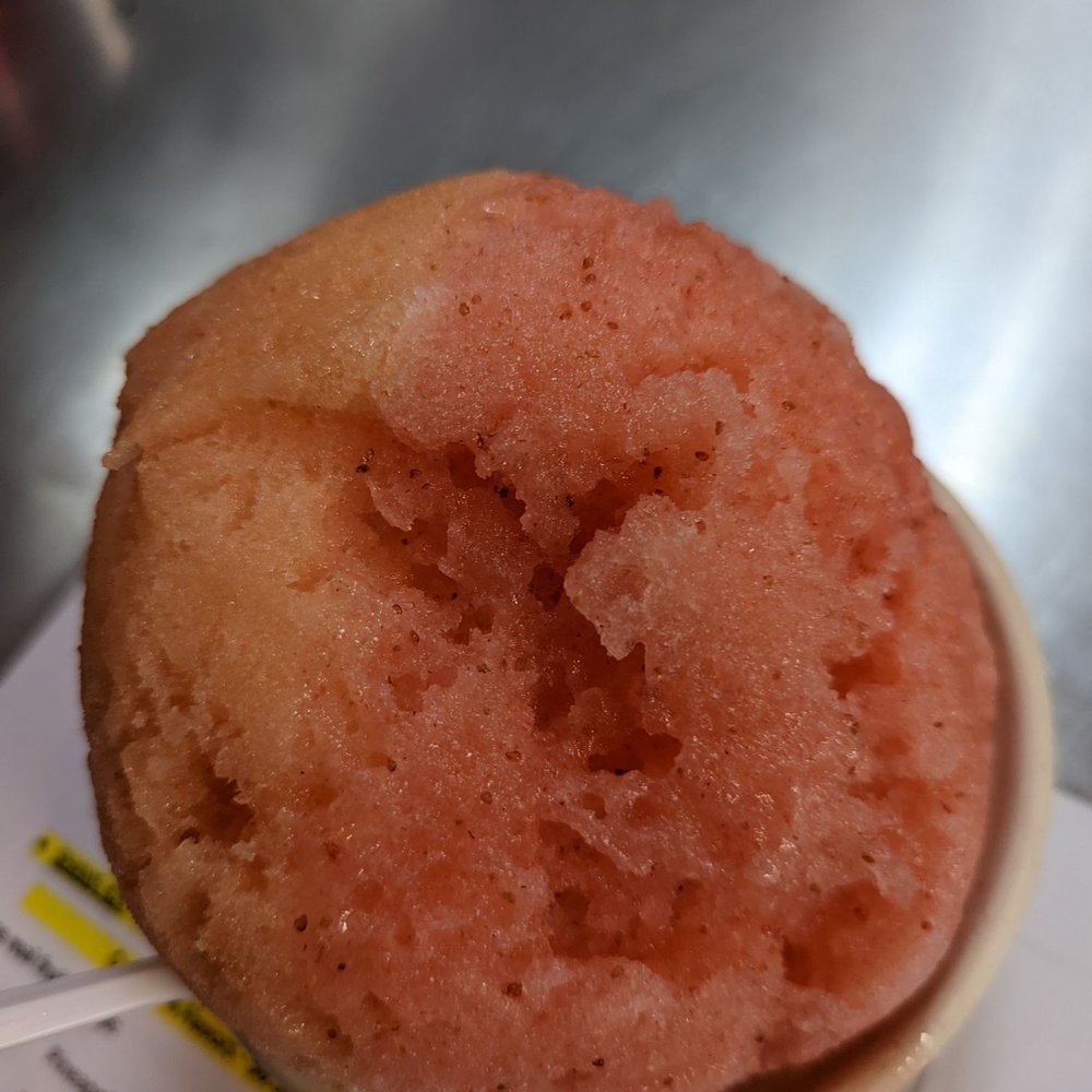 Big Island Eats and Shave Ice - Strawberry and guava shave ice - Shaved Ice Near Me - Rolling Hills Estates, California