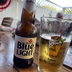 The Side Door Saloon - A cold Labatt Blue Light beer