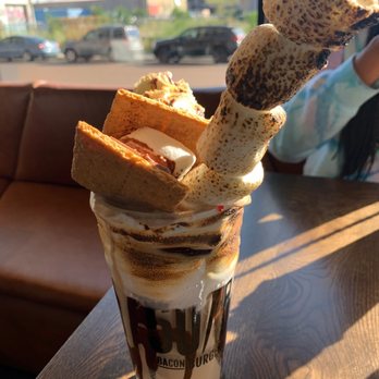 Slater's 50/50 - S'mores milkshake - Burgers Near Me - Denver, Colorado Slater's 50/50 - S'mores milkshake - Burgers Near Me - Denver, Colorado