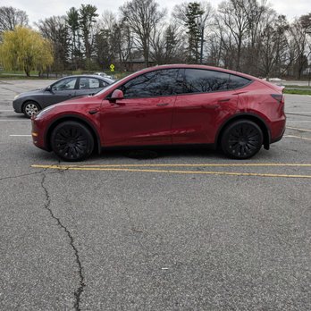 Tesla Cars - 2024 Model Y Long Range, Ultra red - Car Dealers Near Me - Springfield, New Jersey