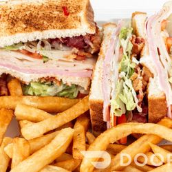 Suppa’s - Ham & Cheese Club with Fries