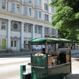 Across from Moe's and the Flatiron Building
