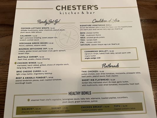 Menu photo 8 Chester's Kitchen and Bar Rochester, MN Menu photo 8 Chester's Kitchen and Bar Rochester, MN