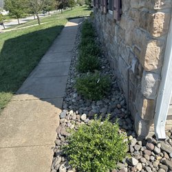 Ryan's Landscaping and Waste Management - Garage garden area