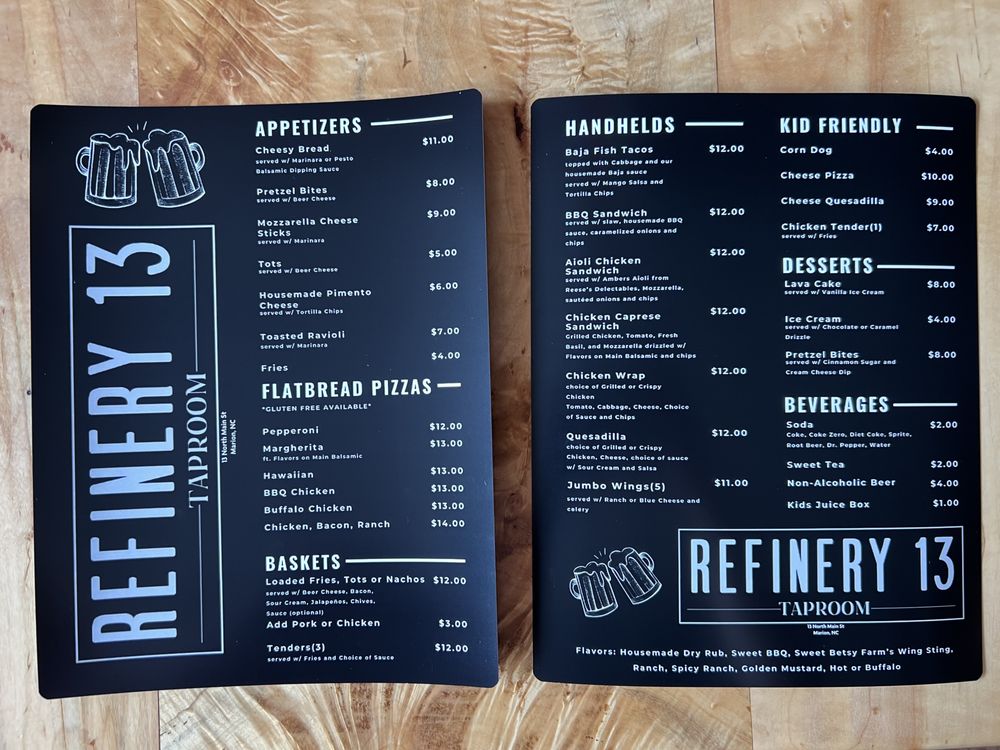 Refinery 13 Taproom Logo