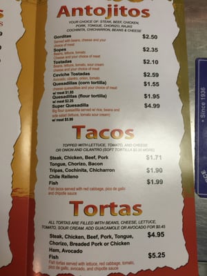 Menu photo 5 Cuco's Burrito Express Cary, IL
