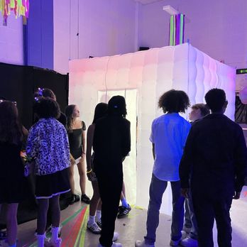 The Platinum Djs - The Inflatable Light Up Photo Booth was such a hit and a constant line was had! - DJs Near Me - San Fernando, California