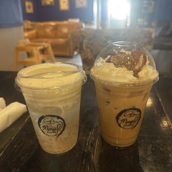 Mugs On Main - Peconic punch (dirty soda) & churro latte - Coffee & Tea Near Me - Riverhead, New York Mugs On Main - Peconic punch (dirty soda) & churro latte - Coffee & Tea Near Me - Riverhead, New York