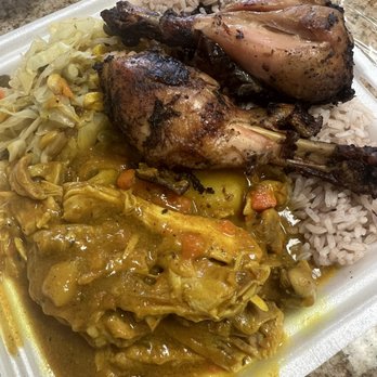 Angies Jamaican Grill - Jerk chicken and curry chicken - Caribbean Near Me - Durham, North Carolina