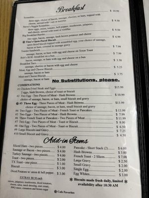 Menu photo 2 Watkins Cafe Nevada, TX Menu photo 2 Watkins Cafe Nevada, TX