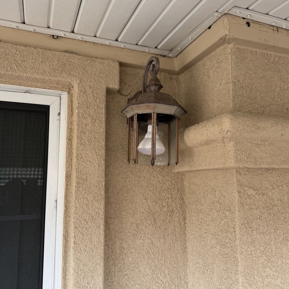 BEFORE AND AFTER OF LIGHT FIXTURE BEFORE AND AFTER OF LIGHT FIXTURE