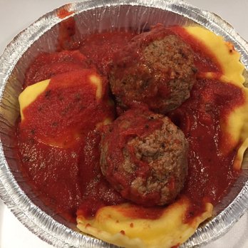 Little Gourmet - Cheese ravioli with meatballs - Pizza Near Me - El Segundo, California