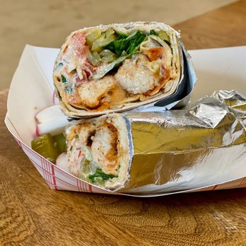 Master Falafel - Spicy Chicken Pita - Middle Eastern Near Me - Rochester, New York