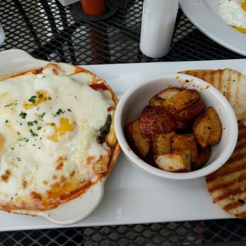 Beacon  Falls  Cafe - Sicilian baked eggs - New American Near Me - Beacon, New York