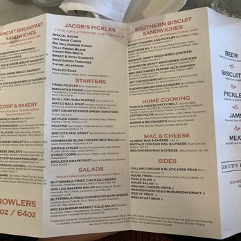 Jacob's Pickles - Menu - Comfort Food Near Me - New York, New York Jacob's Pickles - Menu - Comfort Food Near Me - New York, New York