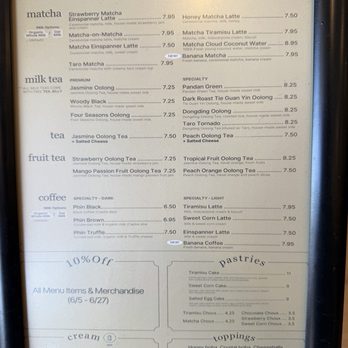 Arisan - Menu as of 06/27/2026 - Coffee & Tea Near Me - Sunnyvale, California