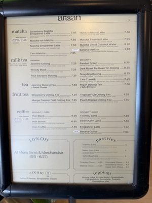 Menu photo 4 Arisan Sunnyvale, CA
