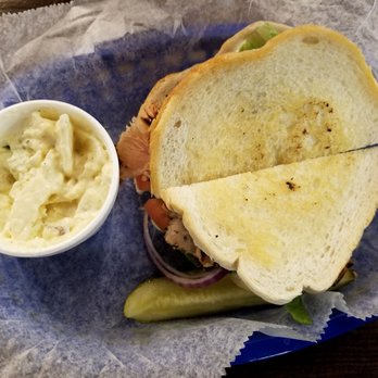 Mars Cheese Castle - Toasted turkey sandwich with a side of cold potato salad - Bakeries Near Me - Kenosha, Wisconsin