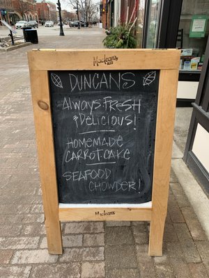 Menu photo 3 Duncan's Cafe Collingwood, ON